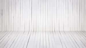 White Wooden Planks Background Wallpaper