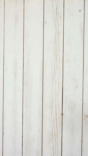 White Wooden Planks Texture Wallpaper