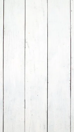 White Wooden Planks Texture Wallpaper