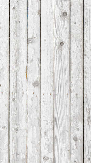 White Wooden Planks Texture Wallpaper