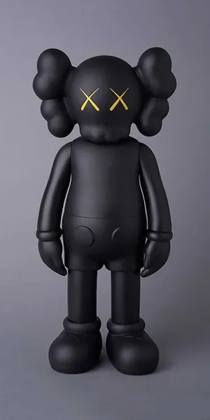 Whole Body Kaws Black And White Wallpaper