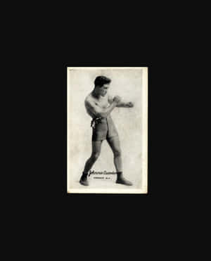 Whole-body Southpaw Stance Photo Of Johnny Dundee Wallpaper