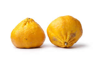 Whole Yellow Ugli Citrus Fruits Wallpaper