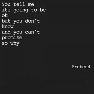 Why Pretend Aesthetic Black Quotes Wallpaper