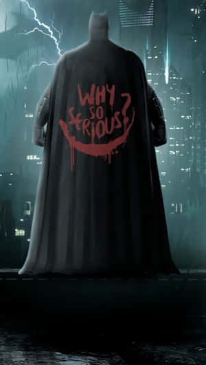 Why So Serious Batman Cape Wallpaper