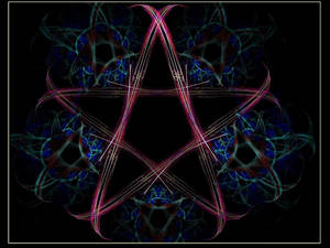 Wiccan Trippy Art Wallpaper