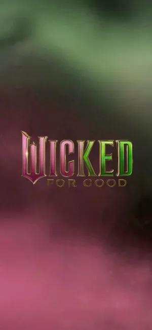 Wicked For Good Logo Wallpaper