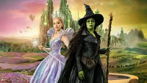 Wicked Glinda And Elphaba Wallpaper