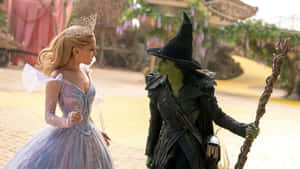 Wicked Glinda Encounter Wallpaper