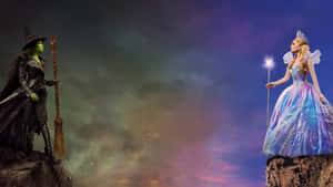 Wicked Glinda Face Off Wallpaper