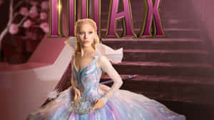 Wicked Glinda In Fantasy Dress Wallpaper