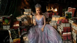 Wicked Glinda In Magical Setting Wallpaper