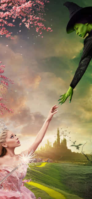 Wicked Iphone Fantasy Scene Wallpaper