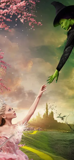 Wicked Iphone Fantasy Scene Wallpaper