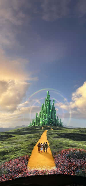 Wicked Iphone Yellow Brick Road Wallpaper