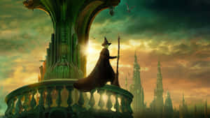 Wicked Movie Magical Oz Scene Wallpaper