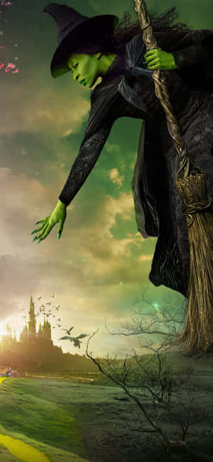 Wicked Witch Flying Iphone Wallpaper Wallpaper