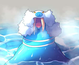 Wide Open Mouth Of Walrein Wallpaper