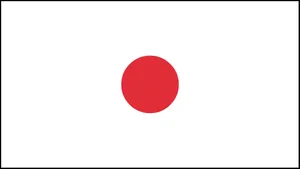 Wide Poster Of A Japan Flag Wallpaper
