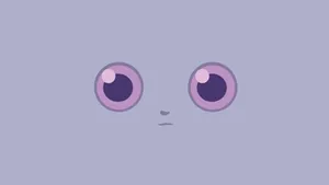 Wide Purple Eyes Of Espurr Wallpaper