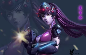 Widowmaker Shows No Mercy Wallpaper