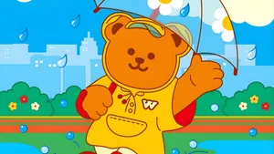Wiggle Wiggle Bear Character Wallpaper