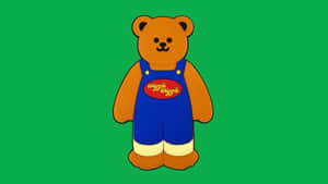 Wiggle Wiggle Bear Character Wallpaper