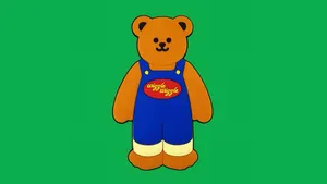 Wiggle Wiggle Bear Character Wallpaper
