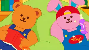 Wiggle Wiggle Characters Fun Wallpaper