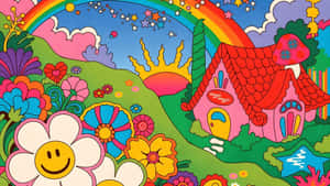 Wiggle Wiggle Colorful Fantasy Wallpaper