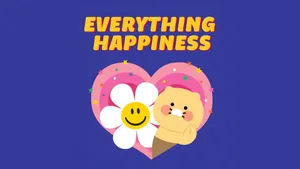 Wiggle Wiggle Everything Happiness Wallpaper