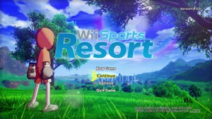 Wii Sports Resort Game Menu Wallpaper
