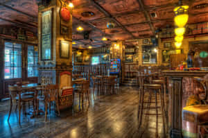 Wild West Bar Wallpaper