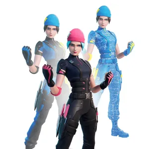 Wildcat Fortnite Three Skins Plain White Wallpaper