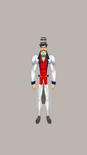 Will A Zeppeli Jo Jo Character Illustration Wallpaper