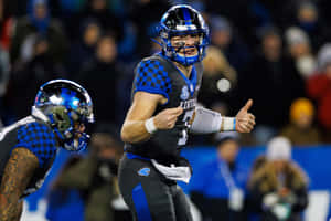 Will Levis Kentucky Football Quarterback Thumbs Up Wallpaper