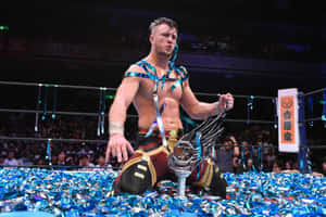 Will Ospreay In Victory Wallpaper