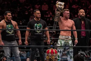 Will Ospreay Raising Belt Wallpaper