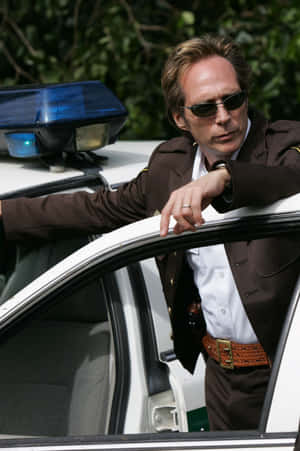 William Fichtner Posing In A Casual Outfit Wallpaper