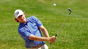 William Mcgirt Hitting A Golf Ball Wallpaper