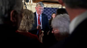 William Weld Facing The Crowd Wallpaper