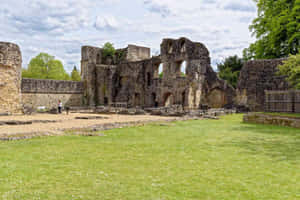 Winchester Castle Ruins England Wallpaper