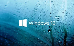 Windows 10 Hd Moist Glass Wallpaper