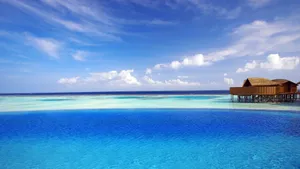 Windows 11 4k Blue Seascape Wallpaper