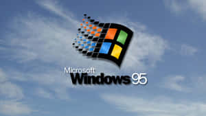 Windows 95 Logo In The Sky Wallpaper