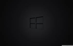 Windows Black Minimalist Wallpaper