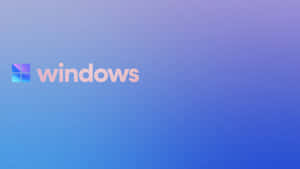 Windows Logo Gradient Background Wallpaper