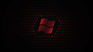 Windows Logo On A Black Background Wallpaper