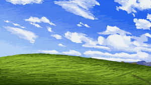 Windows X P Bliss Hills Background Wallpaper