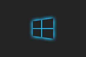 Windows11 Neon Glow Logo Wallpaper